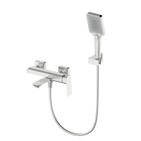 Смеситель для ванны Wonzon & Woghand Diamond WW-88639011-BN цвет Брашированный никель