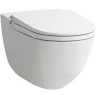 Унитаз подвесной Laufen Cleanet Riva Rimless 8.2069.1 с сиденьем Микролифт
