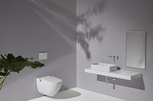 Унитаз подвесной Laufen Cleanet Riva Rimless 8.2069.1 с сиденьем Микролифт