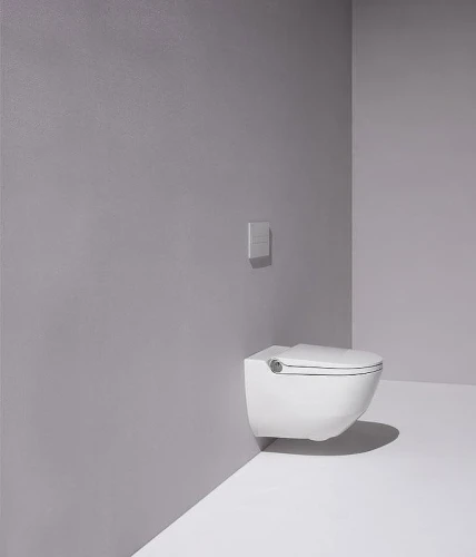 Унитаз подвесной Laufen Cleanet Riva Rimless 8.2069.1 с сиденьем Микролифт