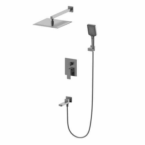 Душевая система Wonzon &amp; Woghand Cube 2.0 WW-88939068-BGM цвет Темный графит