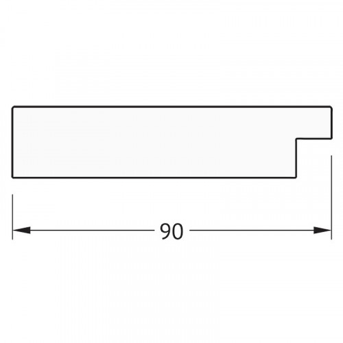 Зеркало Evoform Definite 120х70 BY 3216 в багетной раме - Бронзовая лава 90 мм стекло