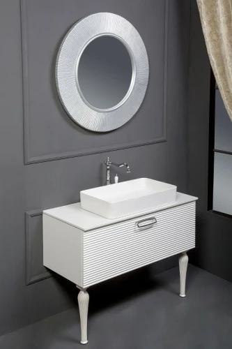 Зеркало Boheme Armadi Art Shine 82 528-W Light с подсветкой Белое стекло