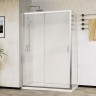 Душевой уголок Vincea City 110x90 VSR-5CT9011CL профиль Хром стекло прозрачное