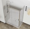 Душевой уголок Vincea City 110x90 VSR-5CT9011CL профиль Хром стекло прозрачное