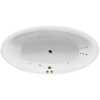 Акриловая ванна Excellent Lumina 190x95 WAEX.LUM19.LINE.BR с гидромассажем