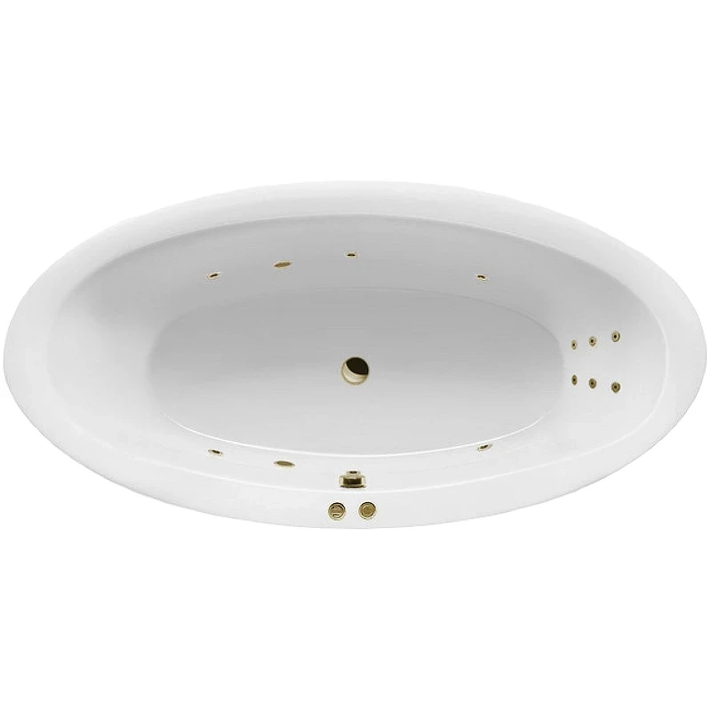 Акриловая ванна Excellent Lumina 190x95 WAEX.LUM19.LINE.BR с гидромассажем