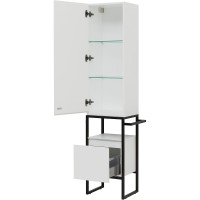 Шкаф пенал Allen Brau Priority 40 L 1.31006.WM Белый матовый МДФ / ЛДСП