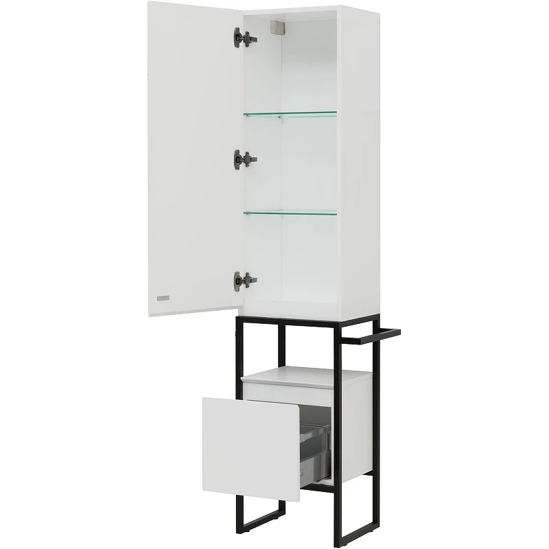 Шкаф пенал Allen Brau Priority 40 L 1.31006.WM Белый матовый МДФ / ЛДСП