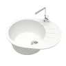 Кухонная мойка Maretti Kitchen MR575-WH цвет Белый
