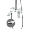 Душевая система Hansberge Cubito H5077W1 Хром Белая