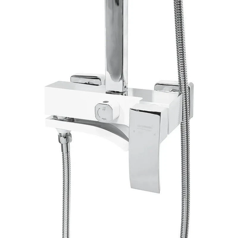 Душевая система Hansberge Cubito H5077W1 Хром Белая