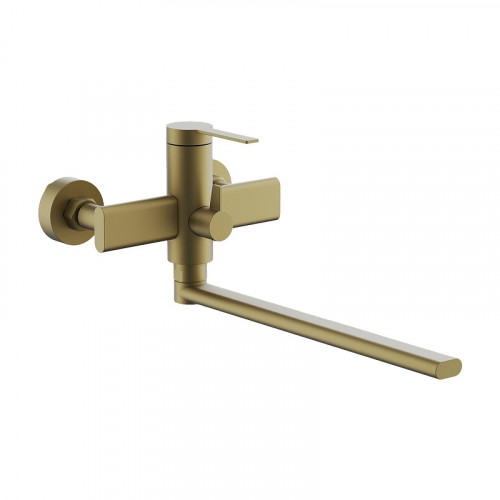 Смеситель для ванны Belz B813-5 B22813-5 универсальный цвет Брашированное золото