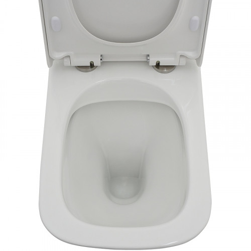 Унитаз компакт AQUAme AQM1005 без бачка с сиденьем Микролифт фаянс напольный