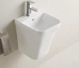 Раковина CeramaLux 36 500P Белая глянцевая фаянс подвесная