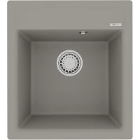 Кухонная мойка Lemark Hanka 450 9910009 Грей искусственный камень (литьевой мрамор) встраиваемый