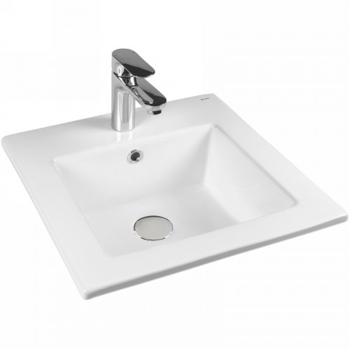 Раковина Bond 41 S06-410 Белая глянцевая фарфор полувстраиваемая