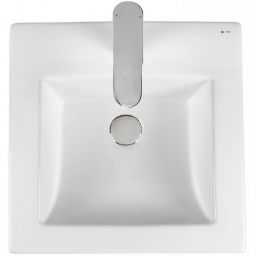 Раковина Bond 41 S06-410 Белая глянцевая фарфор полувстраиваемая