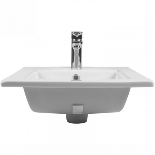 Раковина Bond 41 S06-410 Белая глянцевая фарфор полувстраиваемая