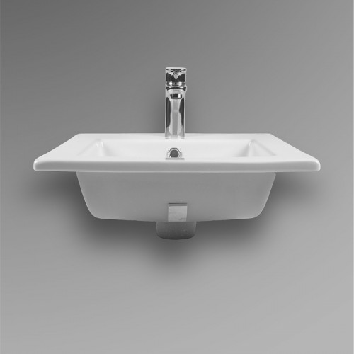 Раковина Bond 41 S06-410 Белая глянцевая фарфор полувстраиваемая