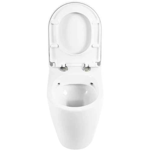 Унитаз BelBagno Marino BB105CBR/BB105SC приставной с сиденьем Микролифт фаянс приставной