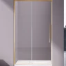 Душевая дверь Vincea Slim-N 130 VDS-4SN130CLG профиль Брашированное золото стекло прозрачное