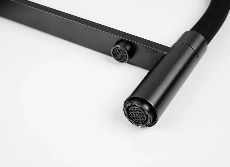 Смеситель для кухни Knotlor Infinity SS-16/GM цвет Вороненая сталь