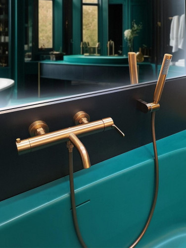 Смеситель для ванны AltroBagno Unione 0223 BC цвет Медь матовая