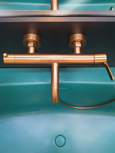 Смеситель для ванны AltroBagno Unione 0223 BC цвет Медь матовая