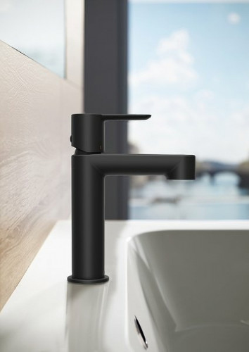 Смеситель для раковины Ravak Puri PU 014.20 X070181 Черный матовый латунь