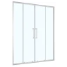 Душевая дверь Loranto 160 CS-AB04C-160 профиль Хром стекло прозрачное