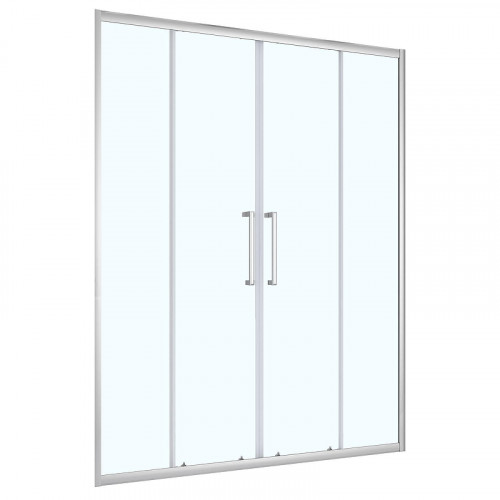 Душевая дверь Loranto 160 CS-AB04C-160 профиль Хром стекло прозрачное