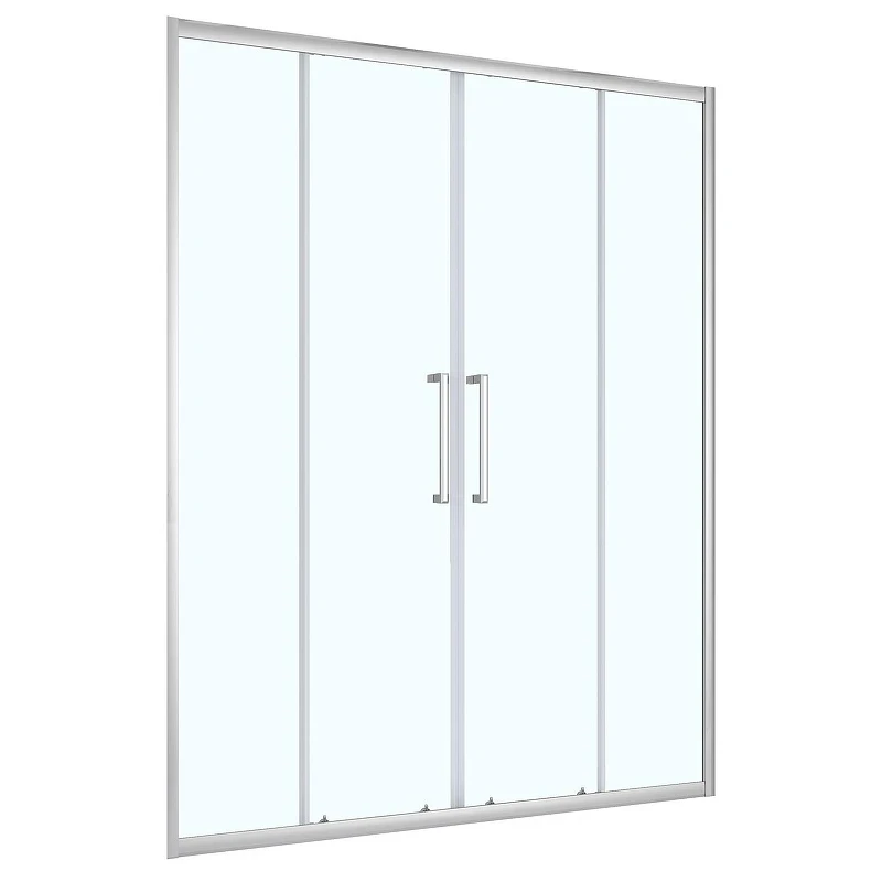 Душевая дверь Loranto 160 CS-AB04C-160 профиль Хром стекло прозрачное