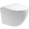 Комплект унитаза Aquatek Европа AQ1900-00 с инсталляцией Alcaplast Sadromodul AM101/1120-3:1 RU M71-0001 с сиденьем Микролифт и клавишей смыва Хром фарфор подвесной