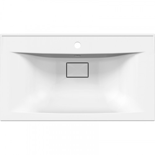 Раковина Paola Elegante 80 Белая глянцевая