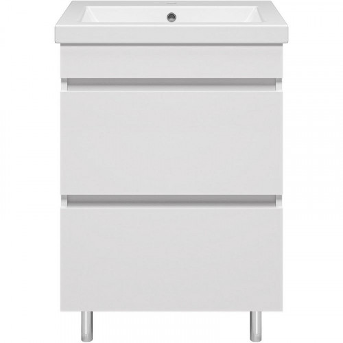 Тумба с раковиной Misty Енисей 60 УТ000009442 Белая