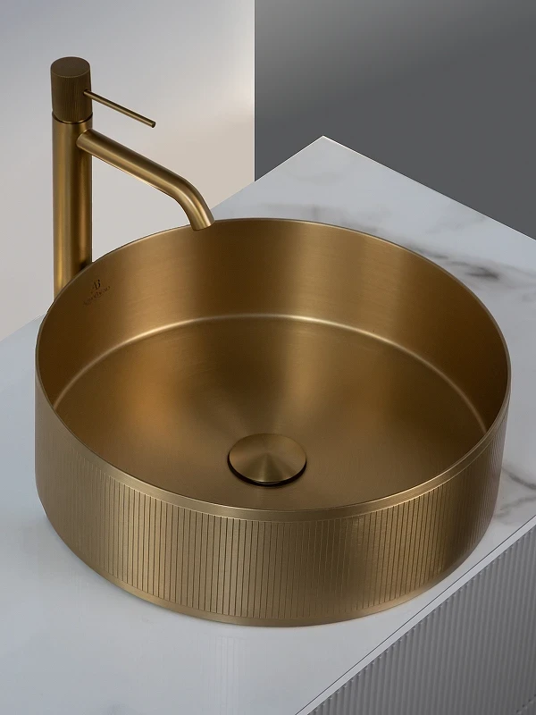 Раковина-чаша AltroBagno Costoso 40 001005 OrSp цвет Золото матовое
