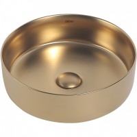 Раковина-чаша Abber Bequem 36 AC2108MMG Золото матовое фаянс накладная