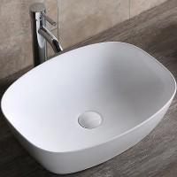 Раковина-чаша Ceruttispa 51 CR0064 9856 Белая фаянс накладная