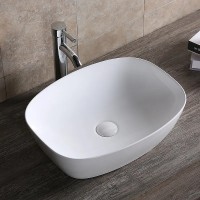 Раковина-чаша Ceruttispa 51 CR0064 9856 Белая фаянс накладная
