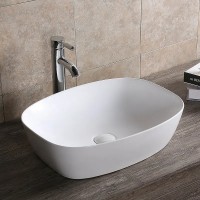 Раковина-чаша Ceruttispa 51 CR0064 9856 Белая фаянс накладная