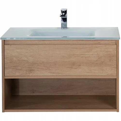 Тумба под раковину BelBagno Kraft 90 KRAFT-900-1C-SO-RNN подвесная Rovere Nebrasca Nature МДФ / ЛДСП