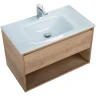 Тумба под раковину BelBagno Kraft 90 KRAFT-900-1C-SO-RNN подвесная Rovere Nebrasca Nature МДФ / ЛДСП
