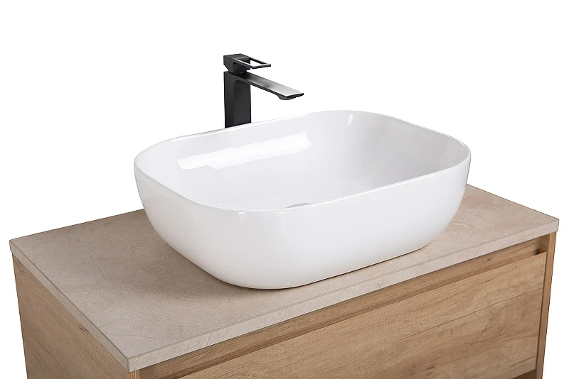 Тумба под раковину BelBagno Kraft 90 KRAFT-900-1C-SO-RNN подвесная Rovere Nebrasca Nature МДФ / ЛДСП