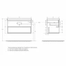 Тумба под раковину BelBagno Kraft 90 KRAFT-900-1C-SO-RNN подвесная Rovere Nebrasca Nature МДФ / ЛДСП