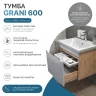 Тумба под раковину Vigo Grani 60 057 подвесная цвет Дуб золотой