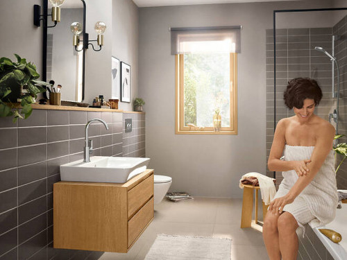 Смеситель для раковины Hansgrohe Rebris E 72576000 Хром латунь