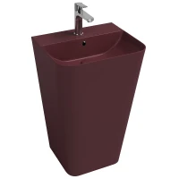 Раковина напольная Isvea Sott'Aqua 50 10SQ37001-2R цвет Бордовый матовый