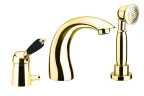 Смеситель на борт ванны Fiore Imperial Black 89OO5105 цвет Золото