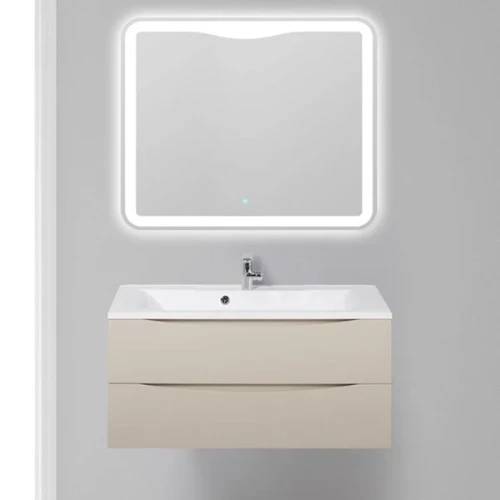 Тумба под раковину BelBagno Marino 100 MARINO-1000-2C-SO-CO-P подвесная Crema Opaco МДФ / ЛДСП